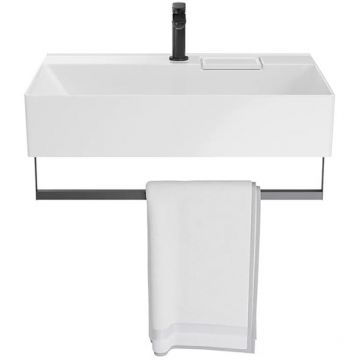 Раковина Kerama Marazzi Logica подвесная, 70х48 см, с 1 отверстие, цвет: белый глянцевая LO.wb.70.1