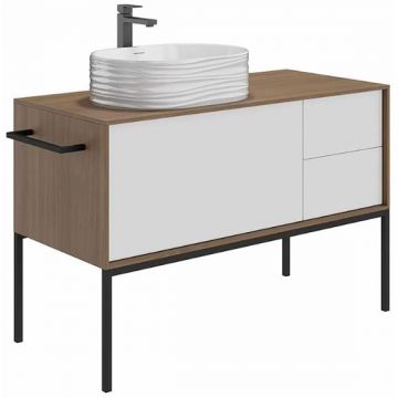 Раковина Kerama Marazzi (Керама Марацци) ArtBasin Sabbia накладная 50.5х36.6 см, без отверстий, цвет: белый глянцевая SA.wb.50WHT