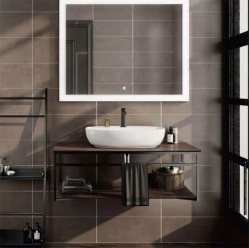 Раковина Kerama Marazzi (Керама Марацци) Plaza накладная, 60х37 см, с 1 отверстие, цвет: белый глянцевая PLR.wb.60.1