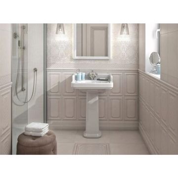 Раковина Kerama Marazzi (Керама Марацци) Pompei 60х50х26.5 см, подвесная, мебельная, 1 отверстие, с переливом, цвет: белый глянцевый PO.wb.60