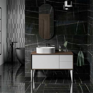 Раковина Kerama Marazzi ArtBasin Vento накладная 50.5х36.6 см, без отверстий, цвет: белый глянцевая VE.wb.50WHT