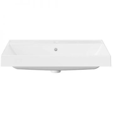 Раковина Kerama Marazzi (Керама Марацци) Cubo подвесна 70.5х48.5 см, с 1отверстияпод смеситель, цвет: белый глянцевый CU.wb.70