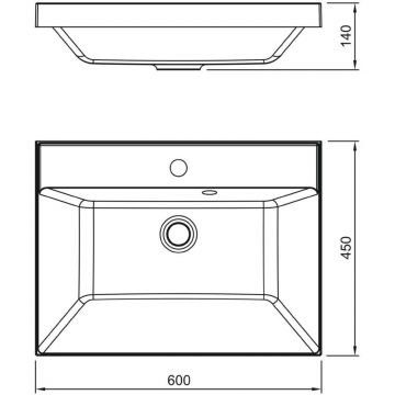 Раковина Florentina (Флорентина) Астория (10.170.00600.001) Белый 60 см