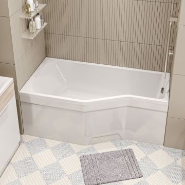 Акриловая ванна 150х75 см Creto (Крето) Karmen 33-15075R белая