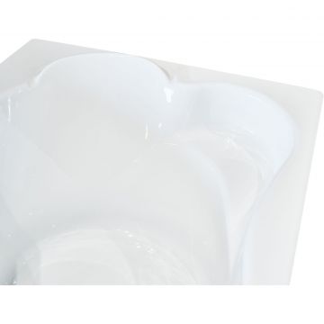 Акриловая ванна Creto (Крето) Glaze 140х90 см левая 16-14090L белая