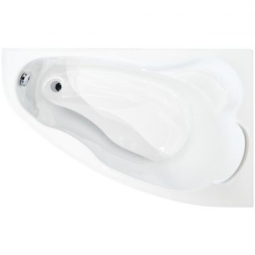 Акриловая ванна Creto (Крето) Glaze 140х90 см правая 16-14090R белая