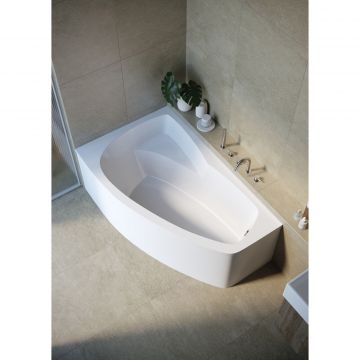 Акриловая ванна Creto (Крето) Madison 150х90 см правая на каркасе 22-1112 белая