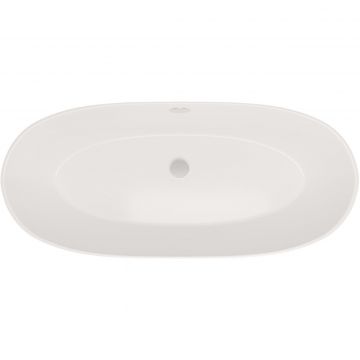 Ванна из литьевого мрамора 160х75 см Creto (Крето) Arino CRARVN0018 глянцевая белая