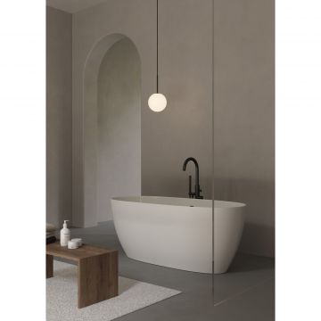 Ванна из литьевого мрамора 170х75 см Creto (Крето) Arino CRARVN0011 глянцевая белая