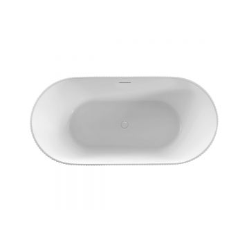 Ванна акриловая Vincea VBT-426-1700 1700х800х580 мм, цвет белый, щелевой перелив