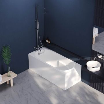 Ванна Berges (Бергес) LUMBO акриловая, цвет белый 160х75 см (050002)