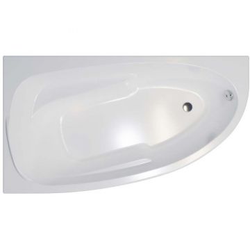 Ванна обрезная асимметричная Тритон (Triton) акриловая Madrid 1500х950х590 мм (Щ0000045644) (без монтажного комплекта/ножек)