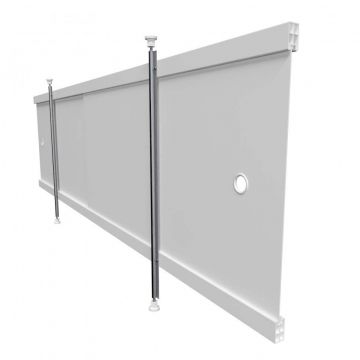 Экран под ванну раздвижная лицевая Тритон (Triton) Арт 1580х490 мм белая (Щ0000064091)