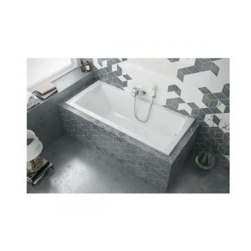 Ванна акриловая прямоугольная Excellent (Экселент) Aquaria 160x70 см WAEX.AQU16WH белый