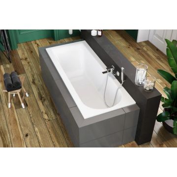 Ванна акриловая прямоугольная Excellent (Экселент) Aurum Slim 170x70 см WAEX.AUR17WHS белый