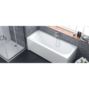 Ванна акриловая прямоугольная Excellent (Экселент) Aurum Slim 170x70 см WAEX.AUR17WHS белый