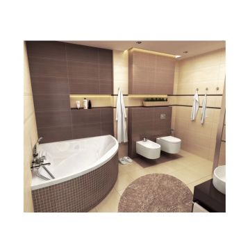 Ванна акриловая четверть круга Excellent (Экселент) Glamour 150x150 см WAEX.GLA15WH белый