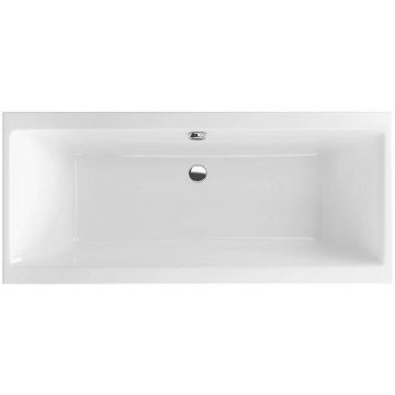 Ванна акриловая прямоугольная Excellent (Экселент) Pryzmat Slim 160x75 см WAEX.PRY16WHS белый