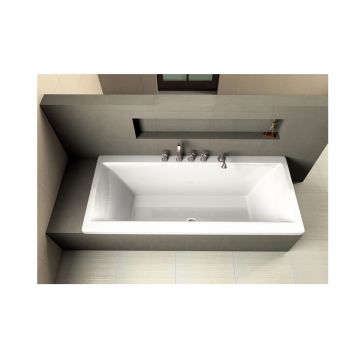 Ванна акриловая прямоугольная Excellent (Экселент) Pryzmat Slim 170x75 см WAEX.PRY17WHS белый