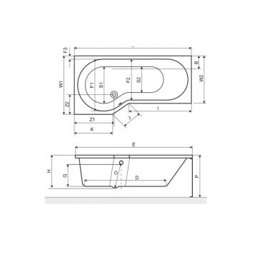 Экран под ванну Excellent (Экселент) Be Spot 160х56 см правый OBEX.BSP16WH белый