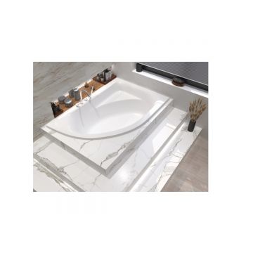 Ванна акриловая четверть круга Whitecross (Вайткросс) Aquarella 170х110 см правый белый 0109.170110.100