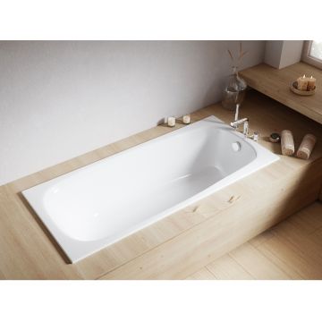Ванна акриловая прямоугольная Whitecross Layla Slim 170х75 см белый глянец 0122.170075.100