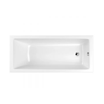 Ванна акриловая прямоугольная Whitecross Wave 160х70 см белый 0101.160070.100