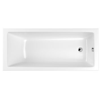 Ванна акриловая прямоугольная Whitecross Wave 180х80 см белый 0101.180080.100