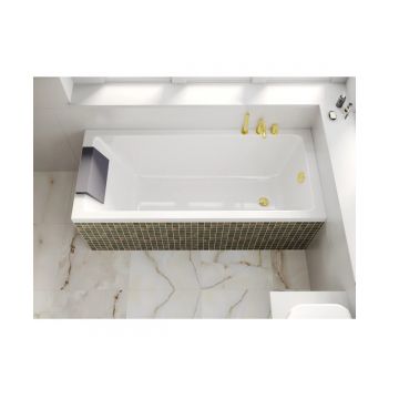 Ванна акриловая прямоугольная Whitecross Wave 180х80 см белый 0101.180080.100