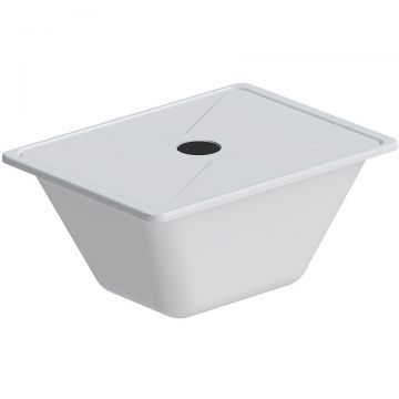 Контейнер с крышкой для ванны Am.Pm (Ам.Пм) Gem W90A-070-070W-C белый