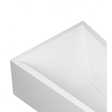 Ванна акриловая ассиметричная Am.Pm (Ам.Пм) Spirit 160x100см, без слива/перелива, правосторонняя W72A-160R100W-A2 белый