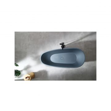 Ванна из искусственного камня Abber (Аббер) Dortmund AM9911G серая матовая