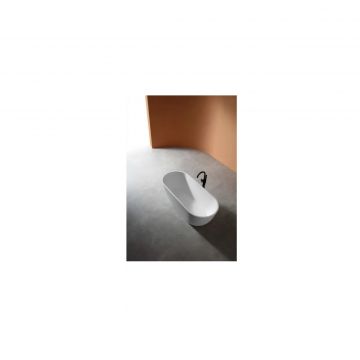 Ванна из искусственного камня Abber (Аббер) Frankfurt AM9941 белая матовая