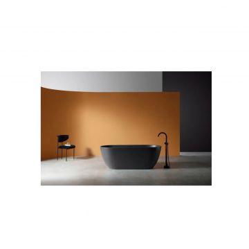 Ванна из искусственного камня Abber (Аббер) Frankfurt AM9941B черная матовая