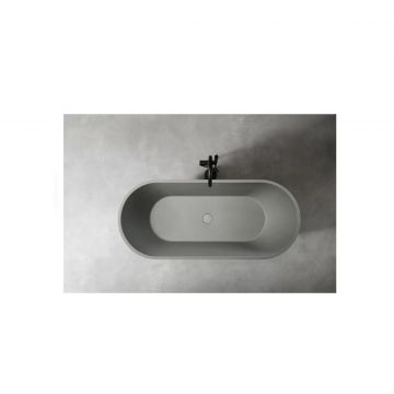 Ванна из искусственного камня Abber (Аббер) Frankfurt AM9941MLG светло-серая матовая