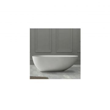 Ванна из искусственного камня Abber (Аббер) Stein AS9611-1.6 белая матовая