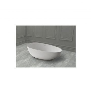 Ванна из искусственного камня Abber (Аббер) Stein AS9611-1.6 белая матовая