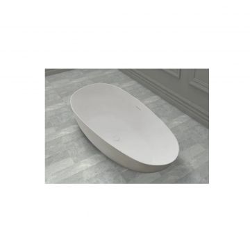 Ванна из искусственного камня Abber (Аббер) Stein AS9611-1.6 белая матовая