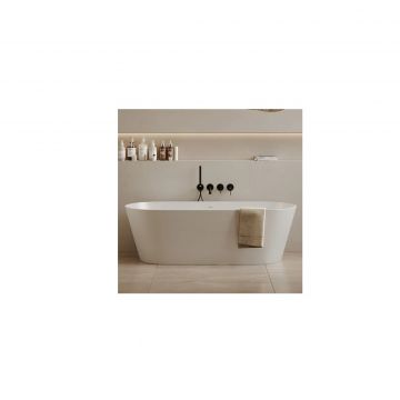 Ванна из искусственного камня Abber (Аббер) Stein AS9622 белая матовая