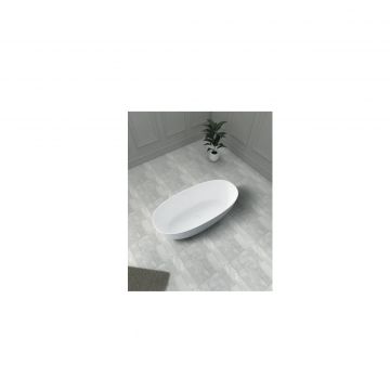 Ванна из искусственного камня Abber (Аббер) Stein AS9624-1.5 белая матовая