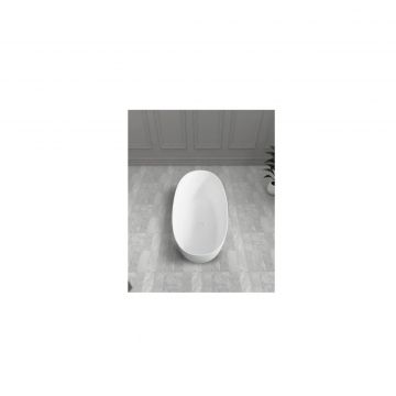 Ванна из искусственного камня Abber (Аббер) Stein AS9624-1.6 белая матовая