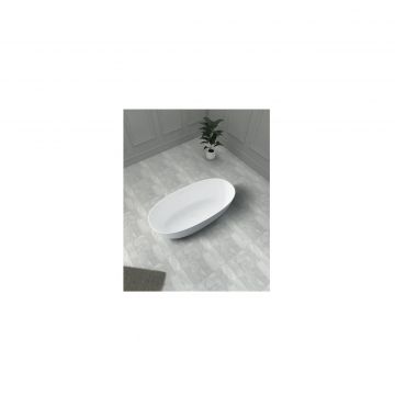 Ванна из искусственного камня Abber (Аббер) Stein AS9624-1.6 белая матовая