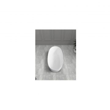 Ванна из искусственного камня Abber (Аббер) Stein AS9624-1.7 белая матовая