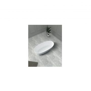 Ванна из искусственного камня Abber (Аббер) Stein AS9624-1.7 белая матовая