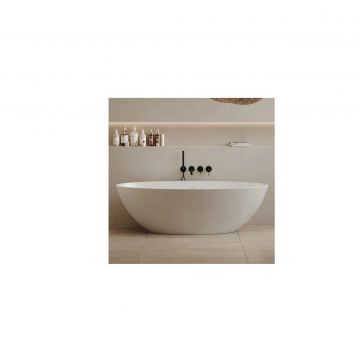 Ванна из искусственного камня Abber (Аббер) Stein AS9625-1.6 белая матовая