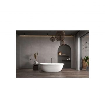 Ванна из искусственного камня Abber (Аббер) Stein AS9631 белая матовая