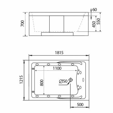 Акриловая ванна Gemy (Геми) G9061 K L белая