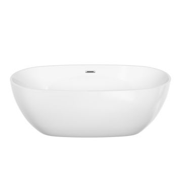 Ванна акриловая Sancos (Санкос) а Flo отдельностоящая 1700х800х580 мм FB02 белый