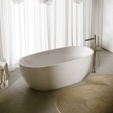 Ванна акриловая Sancos (Санкос) а Flo отдельностоящая 1700х800х580 мм FB02 белый