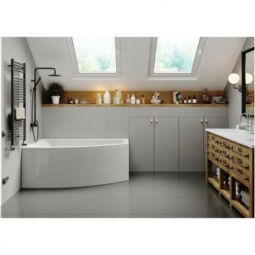 Акриловая ванна Vagnerplast Veronela offset 160x105 см Right белый
